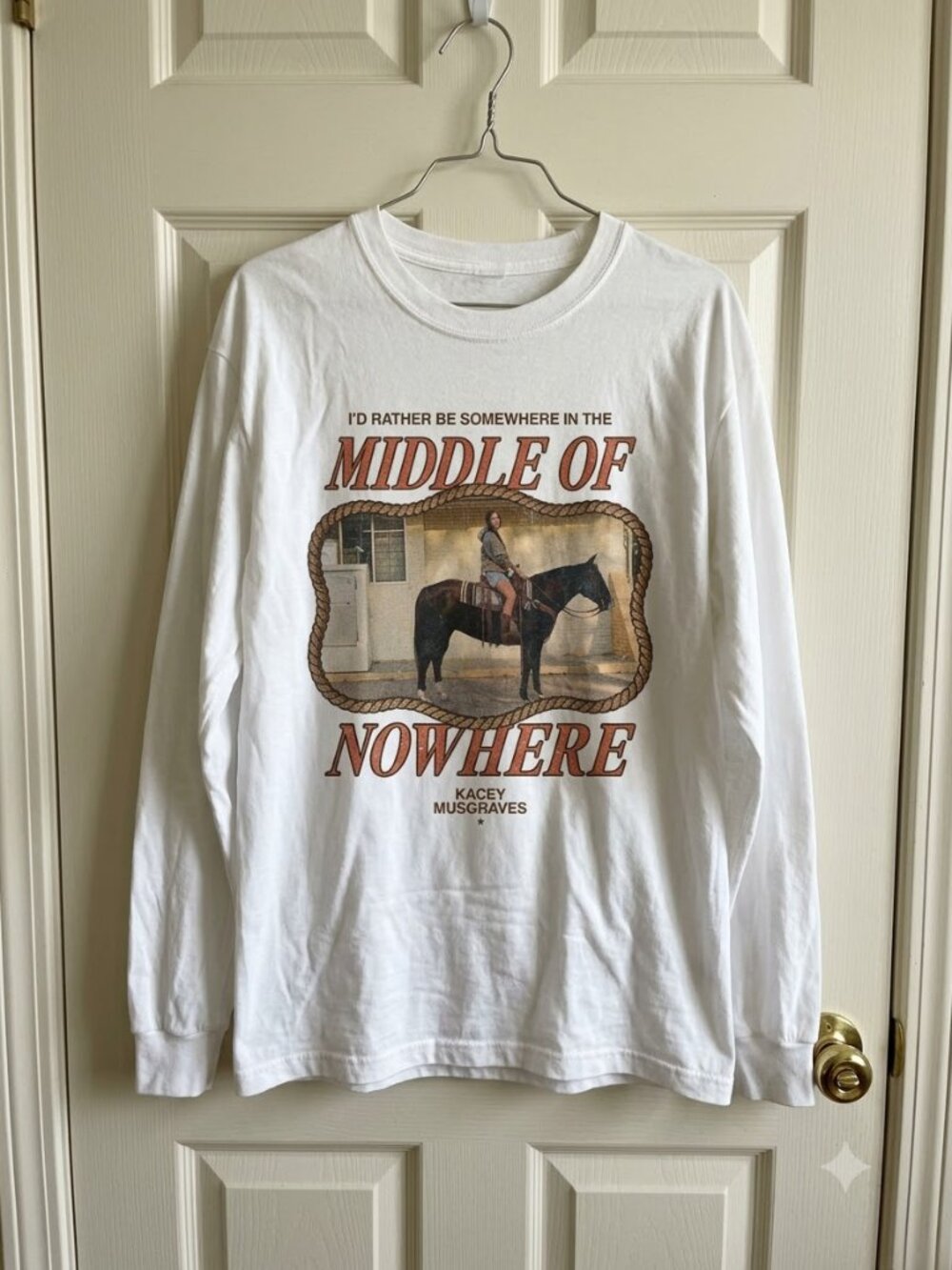 Kacey Musgraves "I'D RATHER BE SOMEWHERE IN THE MIDDLE OF NOWHERE" Long Sleeve